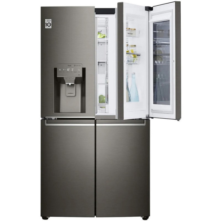 یخچال X24 چین .یخچال فریزر چهار درب 25 فوت ال جی مدل GR-X24FMKBL
