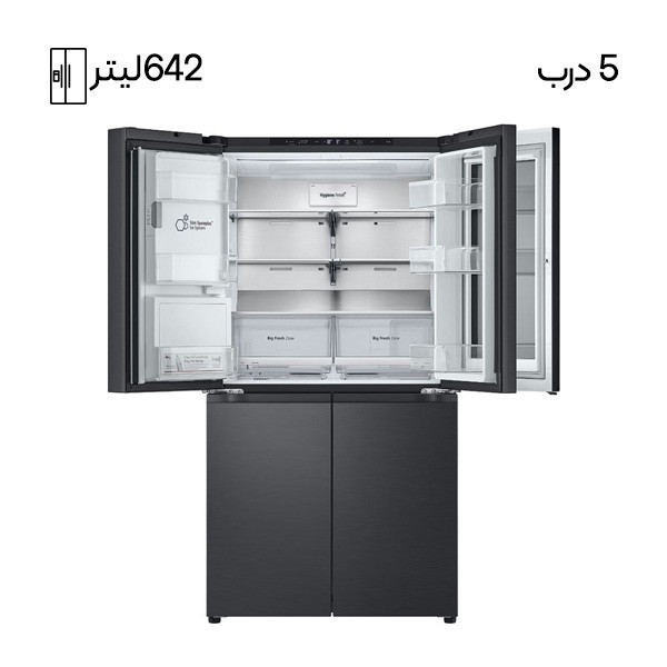 یخچال X33دودی . یخچال فریزر ساید بای ساید 30 فوت ال جی مدل GR-X33FFCRL