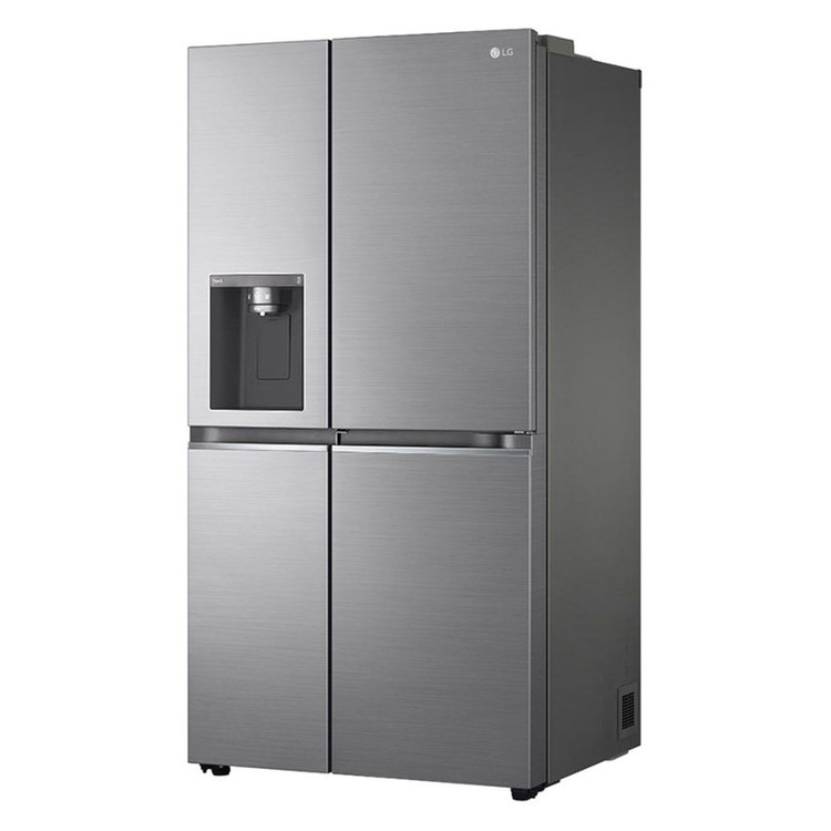 یخچال j257 سیلور . یخچال فریزر ساید بای ساید 24 فوت ال جی مدل GC-J257SMSV