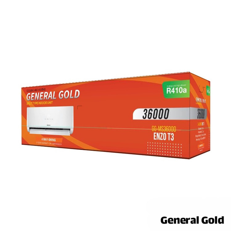 کولر گازی اسپلیت 36000 دور ثابت جنرال گلد مدل enzo t3