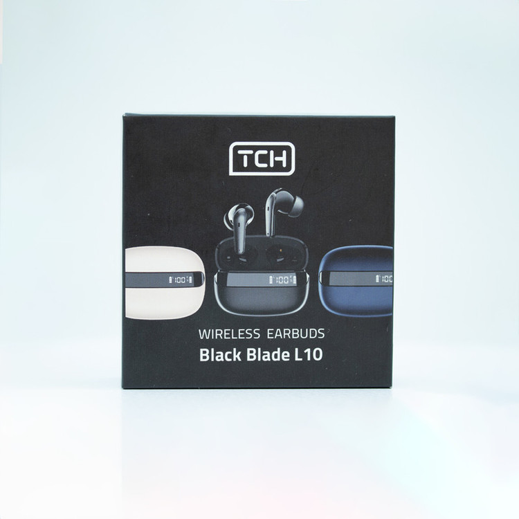 هدفون بلوتوثی تی سی اچ مدل Black Blade L10 با نویز کنسلینگ میکروفون (ENC)، درگاه شارژ USB Type-C، مقاوم در برابر پاشش آب و عرق (IPX4)