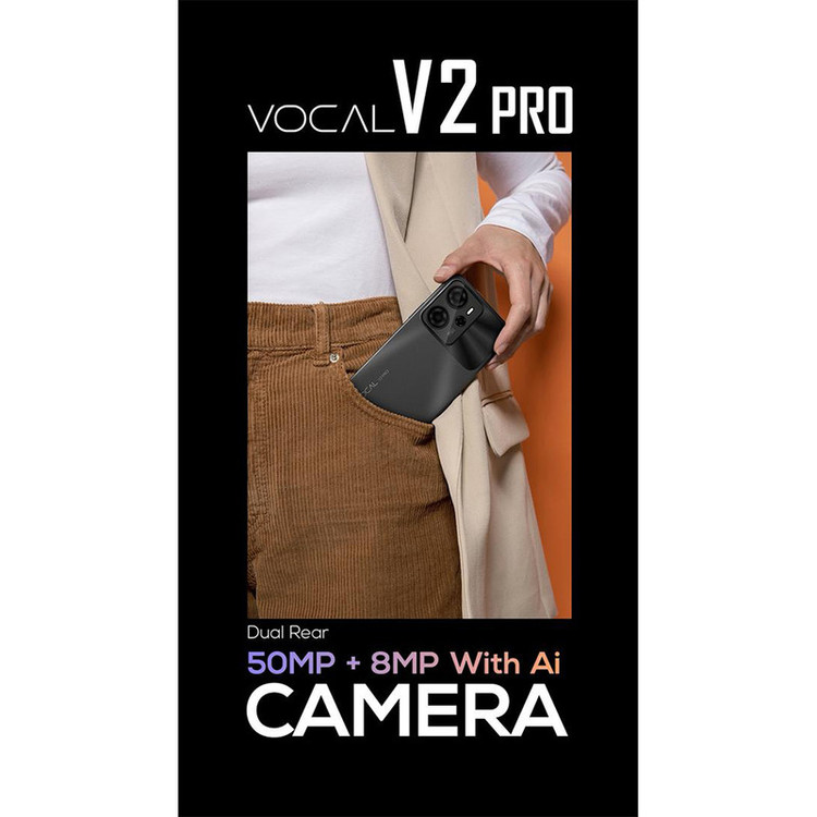 گوشی موبایل وکال مدل V2 Pro 5G دو سیمکارت ظرفیت 128 گیگابایت و رم 4 گیگابایت