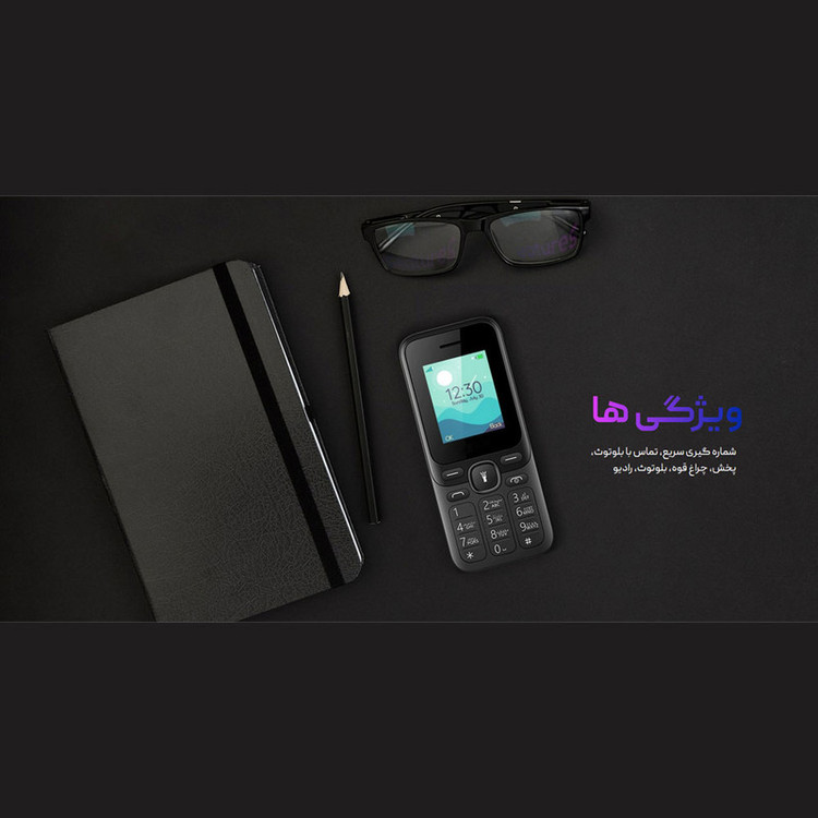 گوشی موبایل وکال مدل F1 دو سیمکارت ظرفیت 32 مگابایت و رم 32 مگابایت