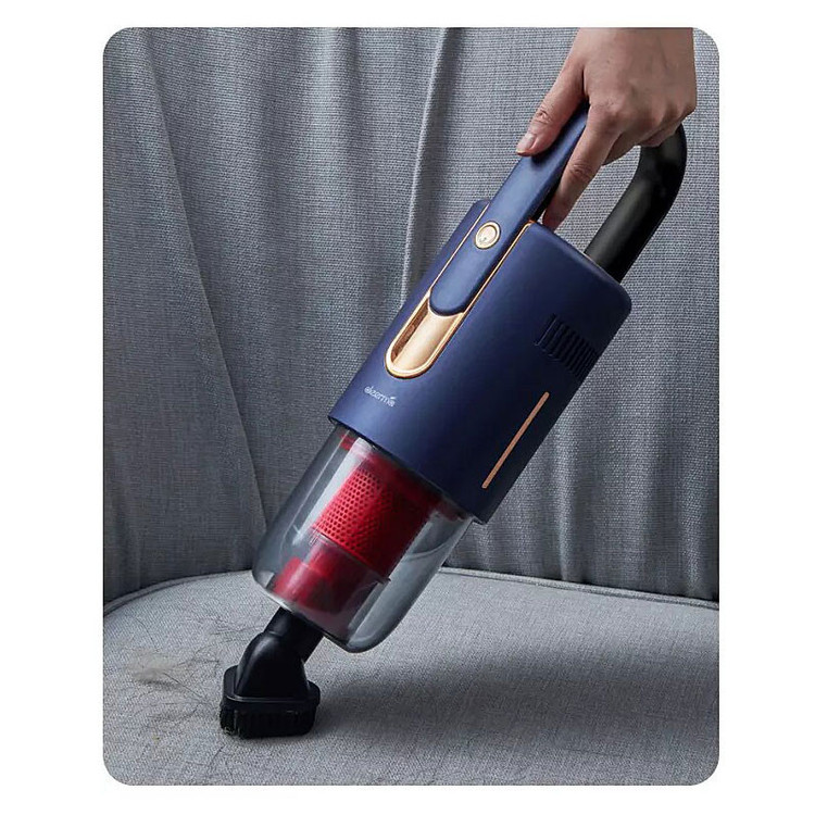 جارو شارژی عصایی درما مدل VC811 با باتری 2200 میلیآمپر ساعت، توان مکش 5.5 کیلو پاسکال، موتور براشلس دو حالت، مخزن 600 میلیلیتر و فیلتر دوگانه HEPA مناسب تمیزکردن کف، مبل و خودرو