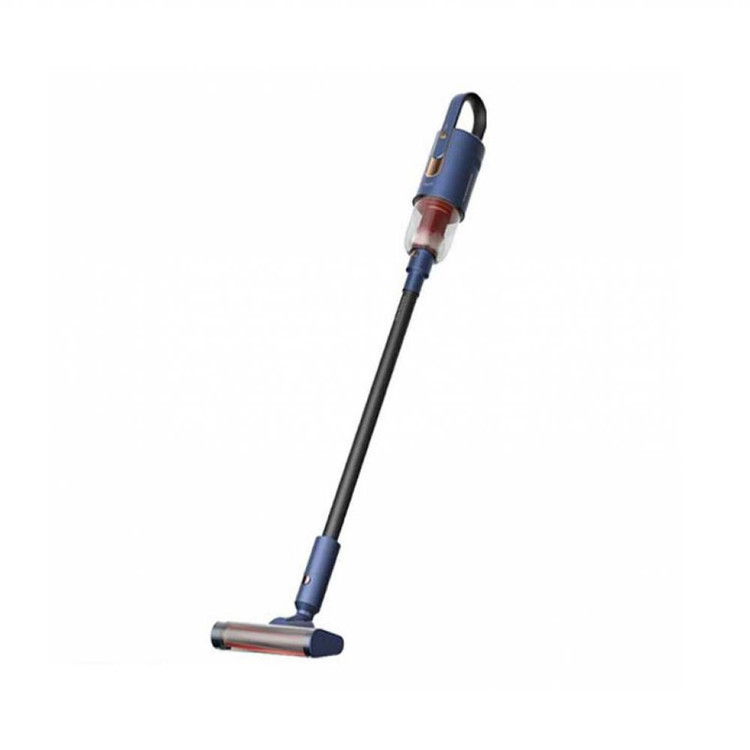 جارو شارژی عصایی درما مدل VC811 با باتری 2200 میلیآمپر ساعت، توان مکش 5.5 کیلو پاسکال، موتور براشلس دو حالت، مخزن 600 میلیلیتر و فیلتر دوگانه HEPA مناسب تمیزکردن کف، مبل و خودرو